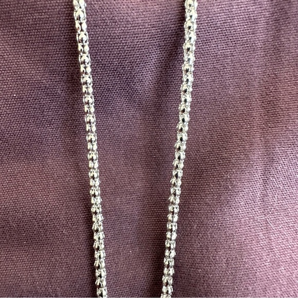 Antique Round Black Stone Necklace - Picture 6 of 8